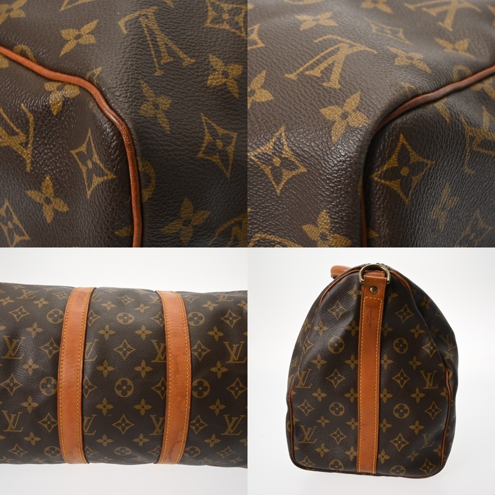 Louis Vuitton Monogram Keepall Bandouliere Brown Canvas Boston Bag - Picture 6 of 10